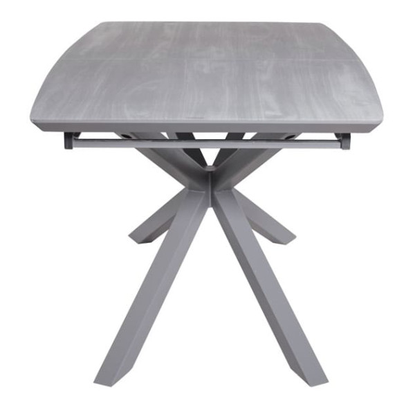 Стіл розкладний обідній DAOSUN DT 888B Сірий дуб Скло-2