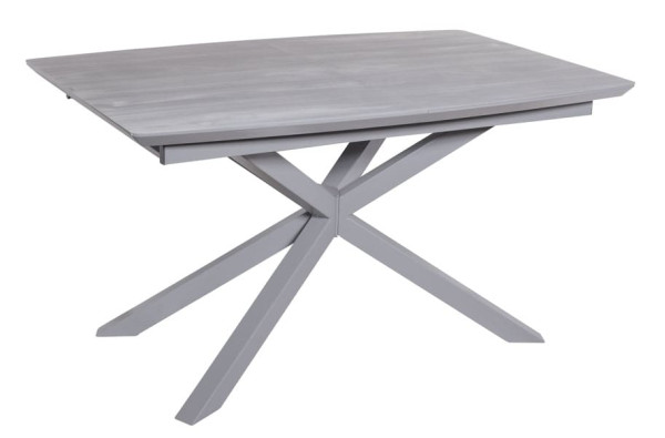 Стіл розкладний обідній DAOSUN DT 888B Сірий дуб Скло-0