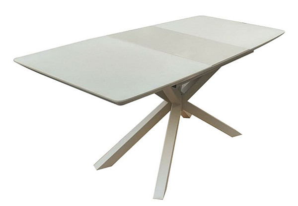 Стол раскладной обеденный DAOSUN DT 888B Шампань Стекло-2