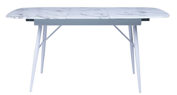 Стіл розкладний обідній DAOSUN UDT 9016 Білий Скло-2