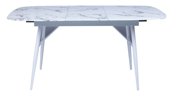 Стіл розкладний обідній DAOSUN UDT 9016 Білий Скло-4