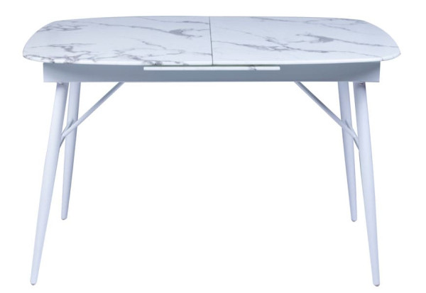 Стіл розкладний обідній DAOSUN UDT 9016 Білий Скло-8