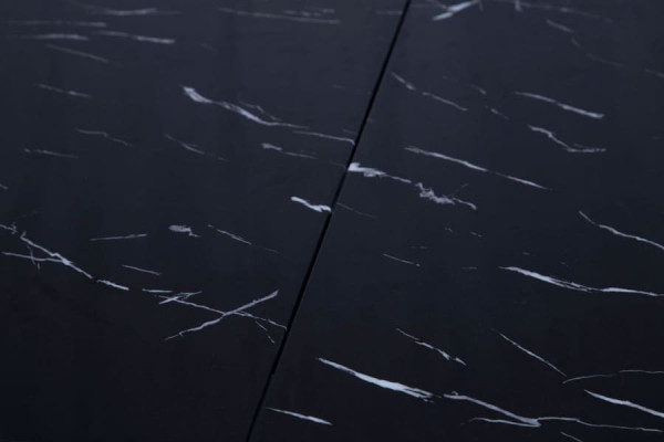 Стол раскладной обеденный DAOSUN UDT 9016 Черный Стекло-5