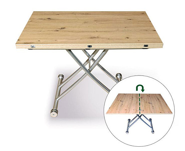 Стіл-трансформер DAOSUN DST 019 S Дуб артизан МДФ-0