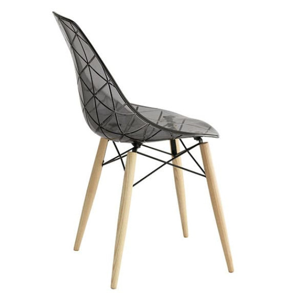 Стул Dal segno Prisma wood Fume Стул Dal segno Prisma wood Fume-1