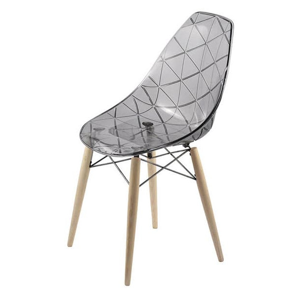 Стул Dal segno Prisma wood Fume Стул Dal segno Prisma wood Fume-0