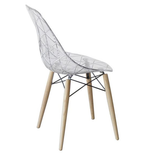 Стілець Dal segno Prisma wood Transparent clear-0