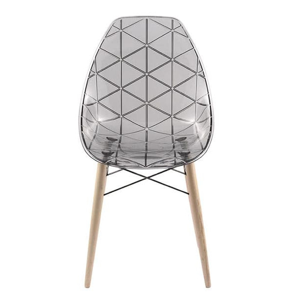 Стілець Dal segno Prisma wood Transparent clear-1