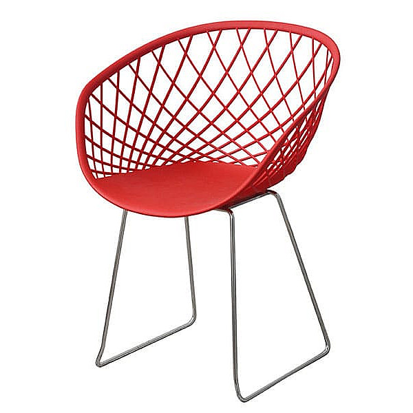 Стілець Dal segno Sidera slitta Red-0