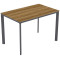 Стіл Ezpeleta Meet Anthracite/Dark oak 120x80 см-0-thumb
