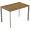 Стіл Ezpeleta Meet Taupe/Dark oak 120x80 см-0-thumb