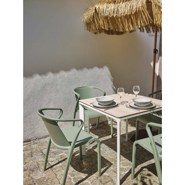 Стіл Ezpeleta Meet Taupe/White marble 120x80 см-1