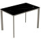 Стол Ezpeleta Meet Taupe/Black marble 120x80 см-0-thumb