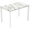 Стіл Ezpeleta Meet White/White marble 120x80 см-0-thumb