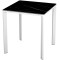 Стіл Ezpeleta Meet White/Black marble 70x70 см-0-thumb