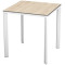 Стіл Ezpeleta Meet White/Oak 70x70 см-0-thumb