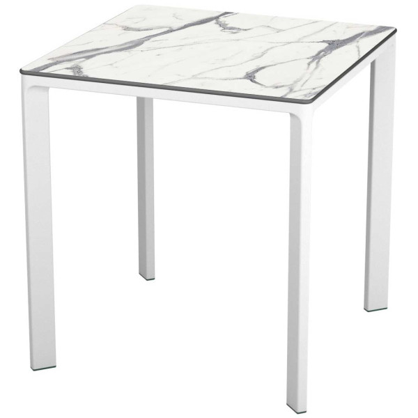 Стіл Ezpeleta Meet White/White marble 70x70 см-0
