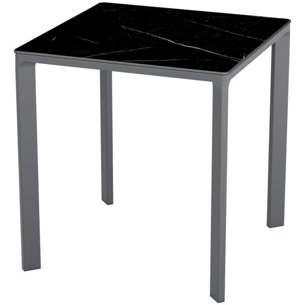Стіл Ezpeleta Meet Anthracite/Black marble 70x70 см-0