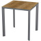 Стіл Ezpeleta Meet Anthracite/Dark oak 70x70 см-0-thumb