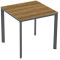 Стіл Ezpeleta Meet Anthracite/Dark oak 80x80 см-0-thumb
