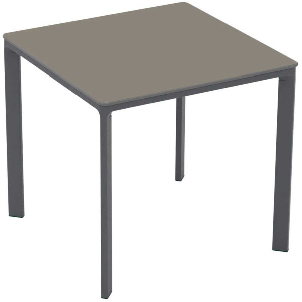 Стол Ezpeleta Meet Anthracite/Taupe 80x80 см-0