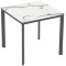 Стіл Ezpeleta Meet Anthracite/White marble 80x80 см-0-thumb
