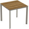 Стіл Ezpeleta Meet Taupe/Dark oak 80x80 см-0-thumb