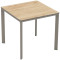 Стіл Ezpeleta Meet Taupe/Oak 80x80 см-0-thumb