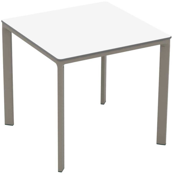 Стіл Ezpeleta Meet Taupe/White 80x80 см-0