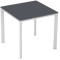 Стіл Ezpeleta Meet White/Anthracite 80x80 см-0-thumb