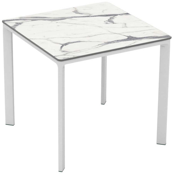 Стол Ezpeleta Meet White/White marble 80x80 см-0