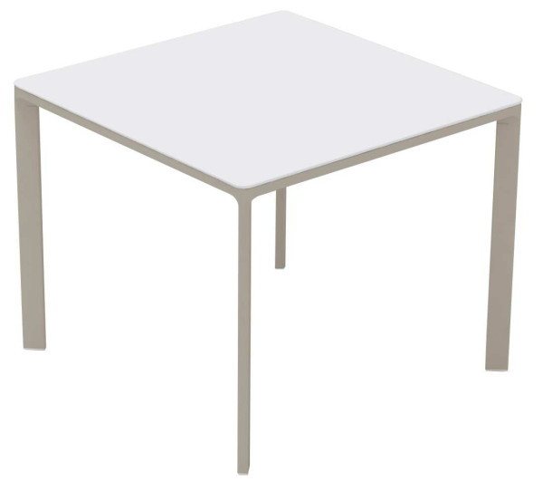 Стол Ezpeleta Meet Taupe/White 90x90 см-0