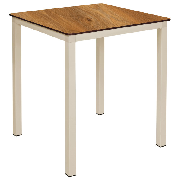 Стол Ezpeleta Monaco Sand/Dark oak 70x70 см-0