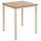 Стіл Ezpeleta Monaco Sand/Oak 70x70 см-0-thumb