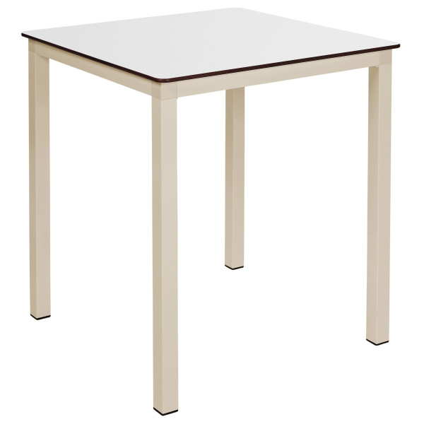 Стол Ezpeleta Monaco Sand/White 70x70 см-0