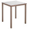 Стіл Ezpeleta Monaco Taupe/White marble 70x70 см-0-thumb