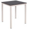 Стол Ezpeleta Monaco White/Anthracite 70x70 см-0-thumb