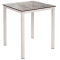 Стіл Ezpeleta Monaco White/Stone 70x70 см-0-thumb