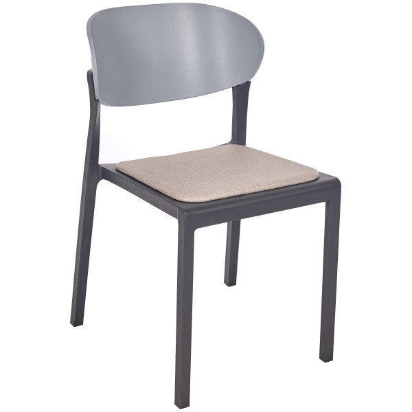 Стул Ezpeleta Bake Pad Anthracite-Blue grey-0