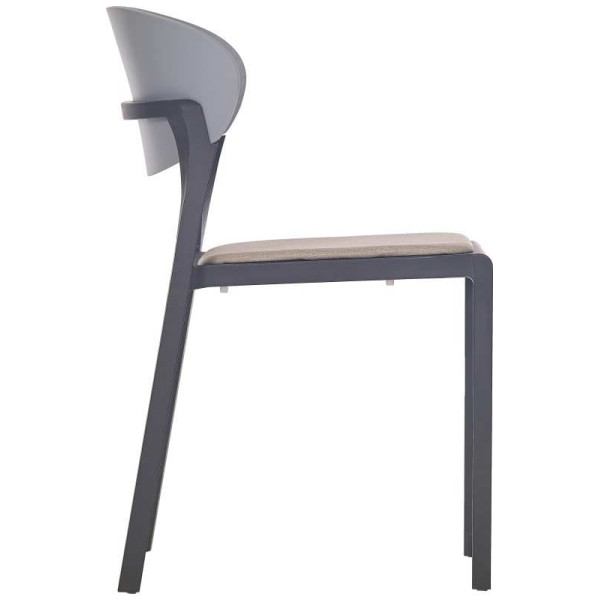 Стул Ezpeleta Bake Pad Anthracite-Blue grey-1