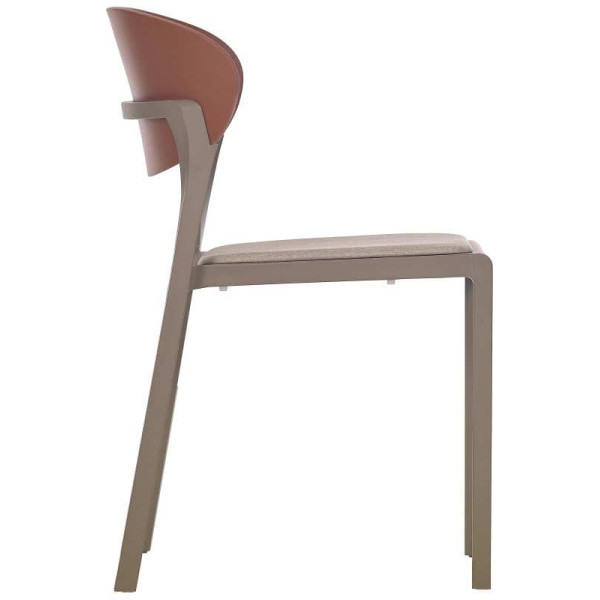 Стул Ezpeleta Bake Pad Taupe-Terracota-2