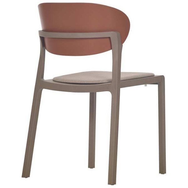 Стул Ezpeleta Bake Pad Taupe-Terracota-3