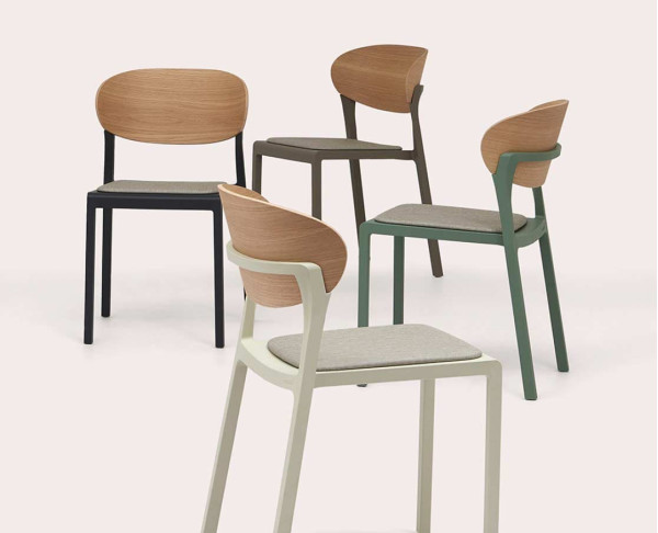 Стілець Ezpeleta Bake Wood Pad Taupe-5