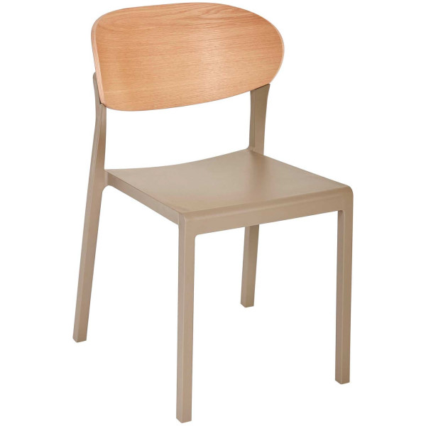 Стул Ezpeleta Bake Wood Taupe-0