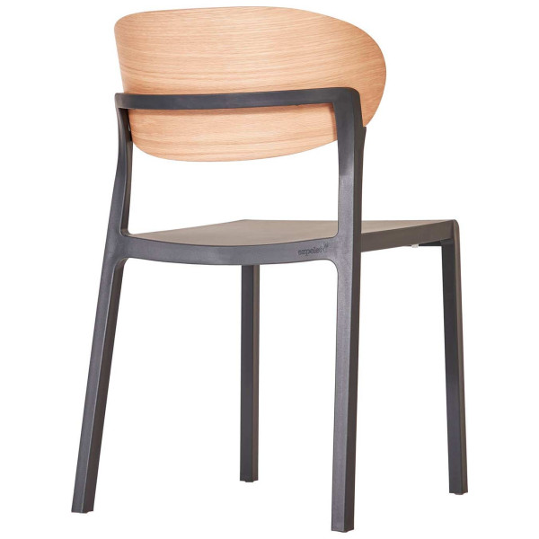Стул Ezpeleta Bake Wood Anthracite-2