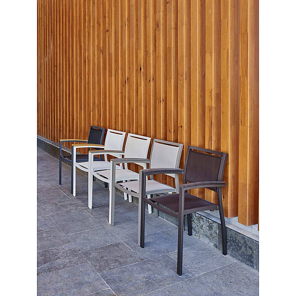 Стул-кресло Ezpeleta Monaco Taupe-1