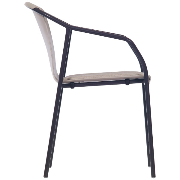 Стул-кресло Ezpeleta Rod Pad Moka-Pearl-2