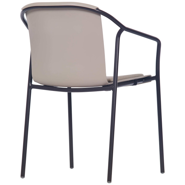 Стул-кресло Ezpeleta Rod Pad Moka-Pearl-3