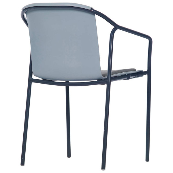 Стул-кресло Ezpeleta Rod Pad Anthracite-Blue grey-4