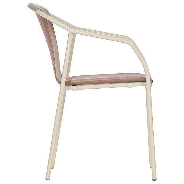 Стілець-крісло Ezpeleta Rod Pad Sand-Capuccino-2